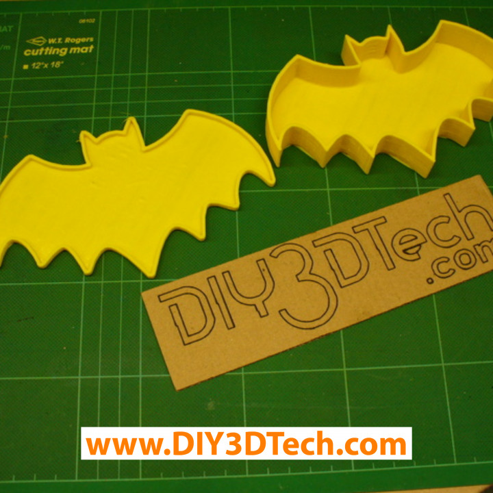 bat gift box batman halloween giftbox 3D print model - Mito3D