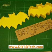 chauve souris cadeau boîte batman Halloween boite 3d print model - Mito3D