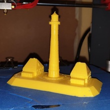 leuchtturm westerhever lighthouse nordsee st peter ording 3d print model - Mito3D