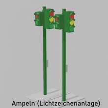 ampel lights traffic 1 43 lichtzeichenanlage 3d print model - Mito3D