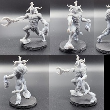 demon devil baphomet pose 1 tabletop creature dungeons fantasy figurine mini monster rpg miniature evil d&d 5e 3d print model - Mito3D