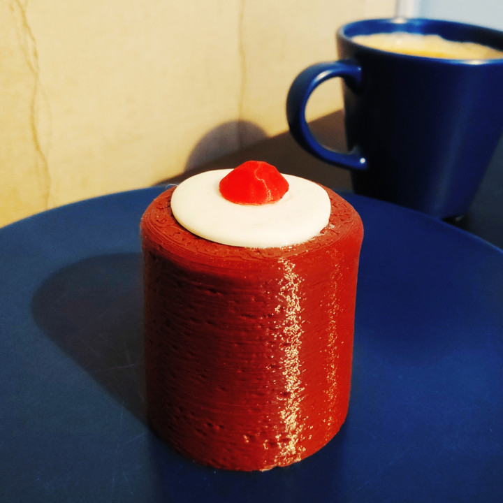runebergin torttu finnish pastry coffee food dessert suomi turd runeberg 3D print model - Mito3D