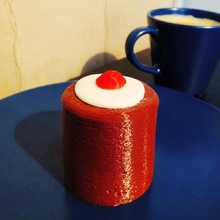 Runeberg crostata finlandese Pasticcino caffè cibo dolce SUOMI escremento 3d print model - Mito3D