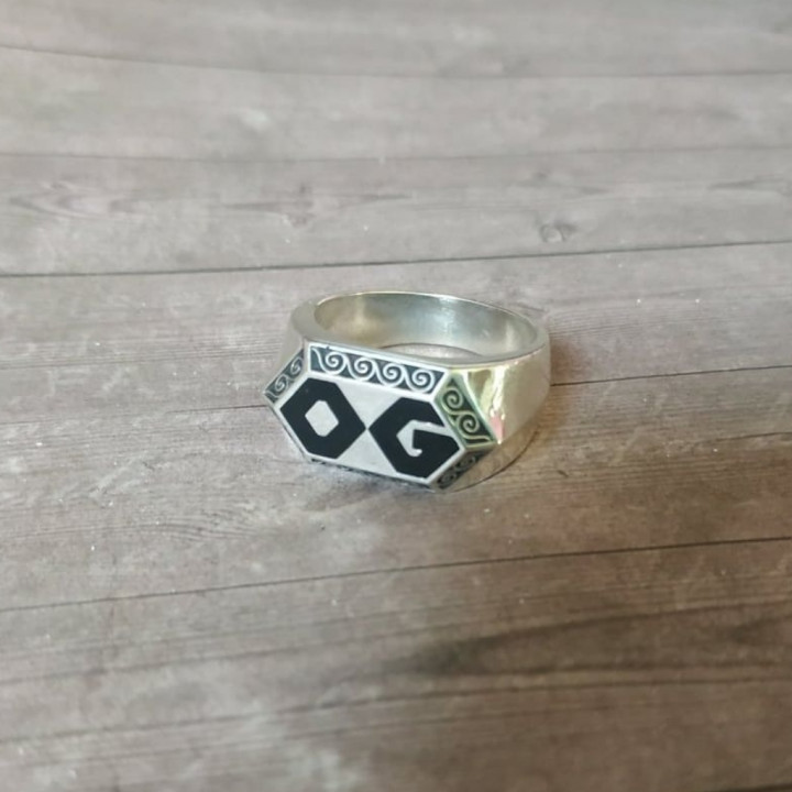 bague og bijoux 3D print model - Mito3D