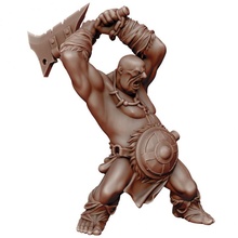 hill giant - ogre tabletop dragons dungeons fantasy warhammer miniature dnd 3d print model - Mito3D