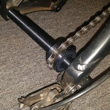 dağ bisiklet Zincir kılavuz aks Kulp destek kasnak temizlik 3d print model - Mito3D