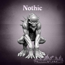 nothic tabletop mini miniature dnd nocturnal 3d print model - Mito3D