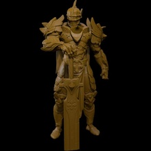 angelical Caballero mesa armadura espada ángel santo juego Armadura pesada 3d print model - Mito3D