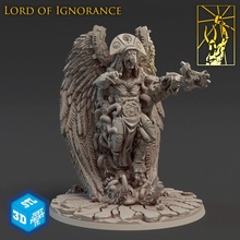 lord ignorance tabletop demon miniatures kingdom forge titan daemonic 3d print model - Mito3D