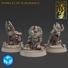 brilhos ignorância tampo mesa miniaturas reino forja brilhar titã demoníaco 3d print model - Mito3D