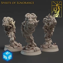 esprit ignorance table démon miniatures Royaume forger Titan démoniaque 3d print model - Mito3D