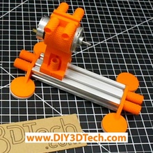 mabuchi 555 drill motor mounts 20x40 v-slot gadgets & electronics fun handy mount stand tool rail maker spindle neat 3d print model - Mito3D