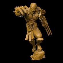 armored berserker tabletop armor claws gladiator d&d dnd berserker 3d print model - Mito3D