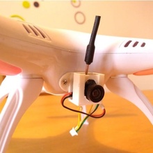 Kamera fpv montieren Drohne syma 3d print model - Mito3D
