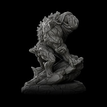 skull beast tabletop 3d print model - Mito3D
