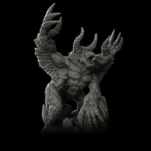 great horned ape tabletop 3d print model - Mito3D
