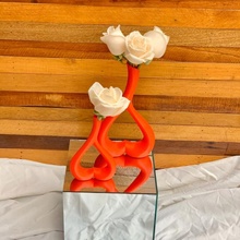 kalp şekilli çiçek vazo Aşk 3dprinted sevgili fusion360 Honduras craft3d 3d print model - Mito3D
