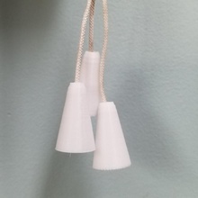 Facile cône forme gland stores corde tirer pompon 3d print model - Mito3D