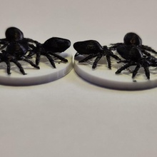 swarm spiders d&d miniature dragons dungeons mini monster spider monsters dnd 3d print model - Mito3D