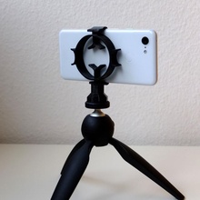 smartphone mount tripod holder camera phone photography compliant mechanism 3d print model - Mito3D