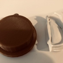teapot lid replacement 3d print model - Mito3D