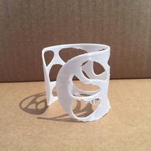 voronoi Armband melcudesign 3d print model - Mito3D