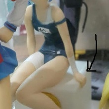 piscina estante soporte ayanami rei colegio traje baño figura tinkercad spare part 3d print model - Mito3D
