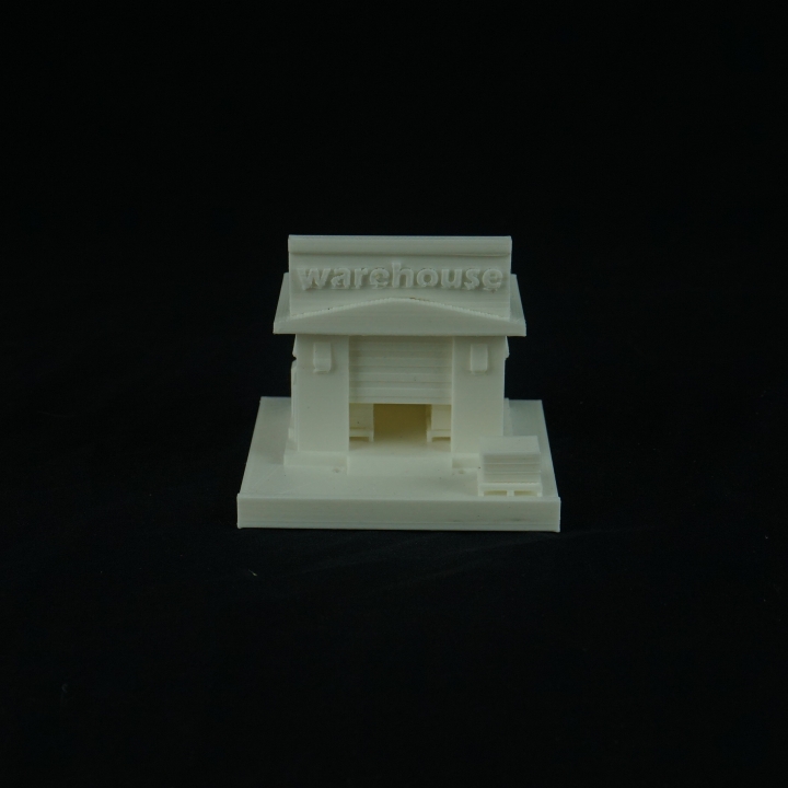 cartoon Gebäude 11 Lager Spielzeug Spiele Modell 3D print model - Mito3D