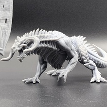 drake tavolo creatura Drago dungeon fantasia figurina giochi mini mostro rpg pittura miniatura d 5e 3d print model - Mito3D