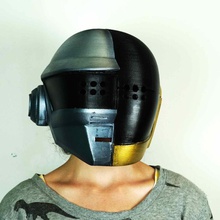 daft punk ram helmet - wearable props & cosplay music party scifi electronic daftpunk dance lastprojectggscrst 3d print model - Mito3D