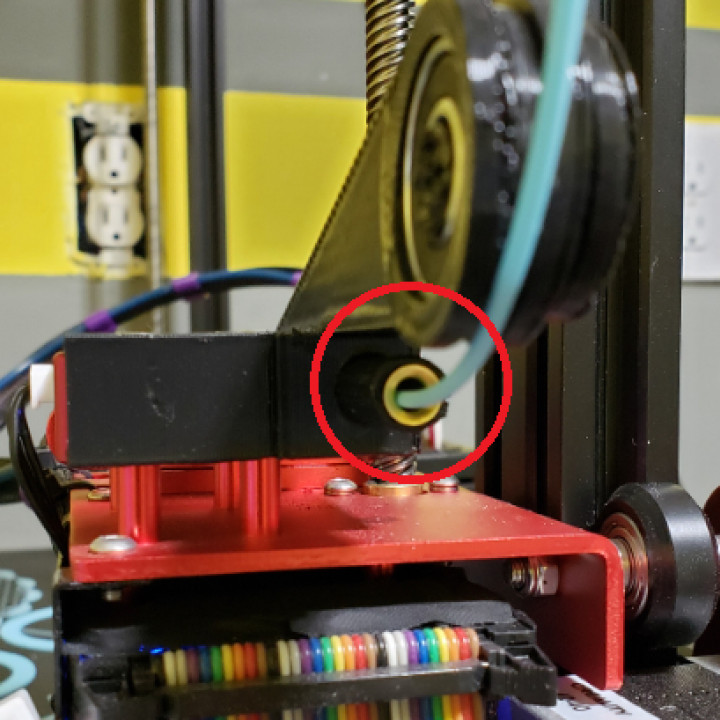 cr10 max filament roller guide build 3d printer cr10max 3D print model - Mito3D
