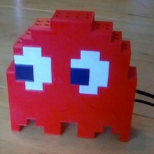 8-bit style pac-man ghost case raspberry pi gadgets & electronics 8bit videogames pacman raspberrypi retropie 3d print model - Mito3D