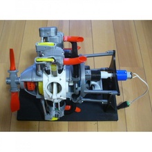 radial motor 7 cylinder Opcional partes equipo aeronave pistón cilindro reciprocante 3d print model - Mito3D