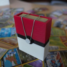 pokemon card box game cards organize 3d print model - Mito3D