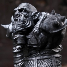 Ork Krieger Unterstützung frei Büste Zahl Drachen Dungeons Fantasie Spiele Golem Vampir Miniatur 3d print model - Mito3D