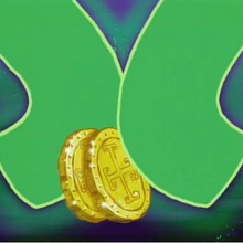 spongebob replica doubloon props & cosplay coin gold toys money token accurate 3d print model - Mito3D