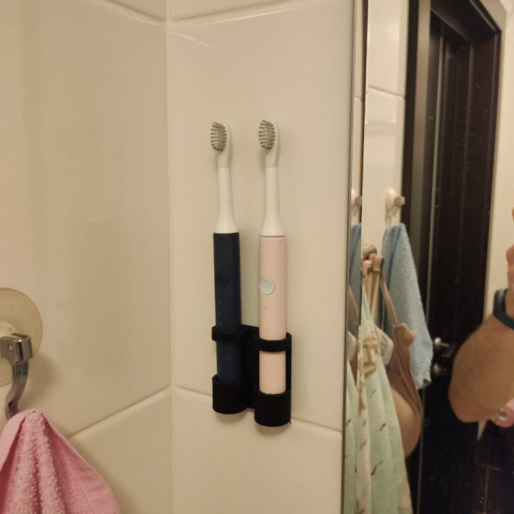 toothbrush holder bathroom case 3D print model - Mito3D