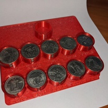 uni Amérique nationale parcs trimestre afficher monnaie quarts collectionner collecter 3d print model - Mito3D