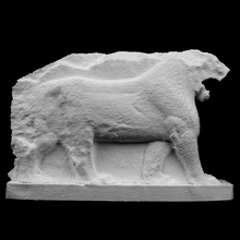lion mosul museum iraq scan project-mosul 3d print model - Mito3D