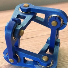 kaleidocycle rulmanlar rulman mekanik oyuncak kıpır 3d print model - Mito3D