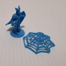 spider web dungeons miniatures miniature dungeon dnd effects spiderweb dragons tile prop special 3d print model - Mito3D