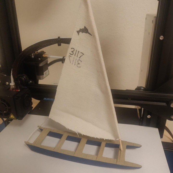 colpetto vela andare in barca catal 3D print model - Mito3D