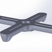 cuadricóptero cuadro zumbido 3d print model - Mito3D