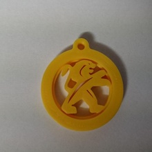 peugeot llave anillo Moda accesorios 3d print model - Mito3D