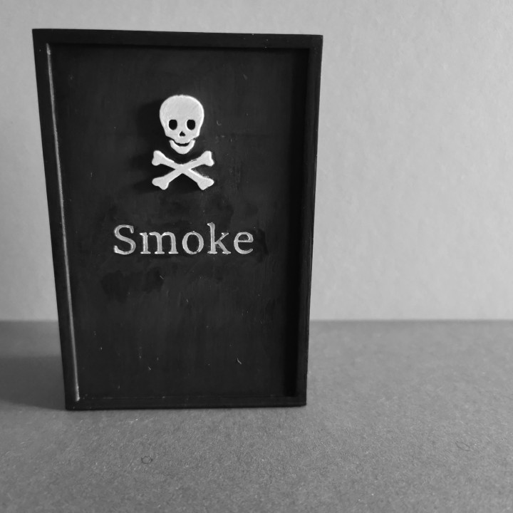 zigarettenbox Zigarette Box Zigarettenschachtel zigaretten zigarettenetui 3D print model - Mito3D