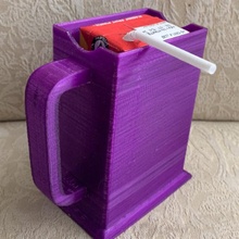 juice box holder children drink kids kitchen accessibility 3d print model - Mito3D