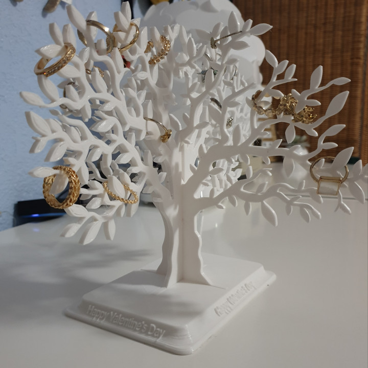 jewelry tree box valentine giftbox 3D print model - Mito3D