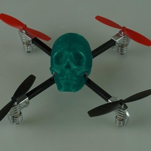 crânio drone gadgets aparelhos eletrônicos microdrone30 3d print model - Mito3D
