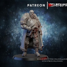 witch hunter captain tabletop dungeons fantasy hero model play roleplay war warhammer hunter miniature role dnd pathfinder wh 3d print model - Mito3D
