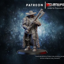 streltsi strega cacciatore tavolo dungeon fantasia modello miniatura dnd esploratore mordheim 3d print model - Mito3D